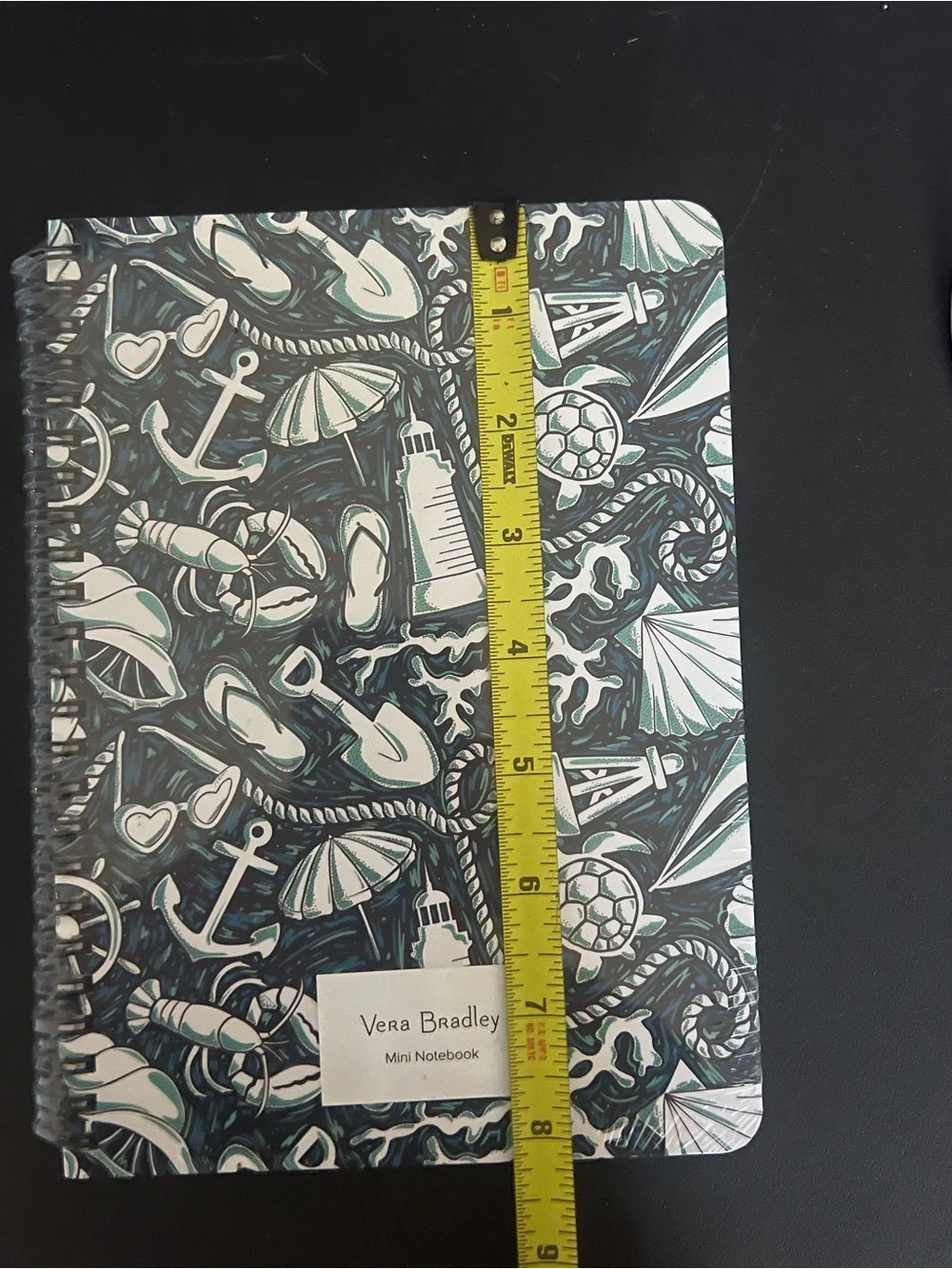 Vera Bradley Shore enough mini notebook